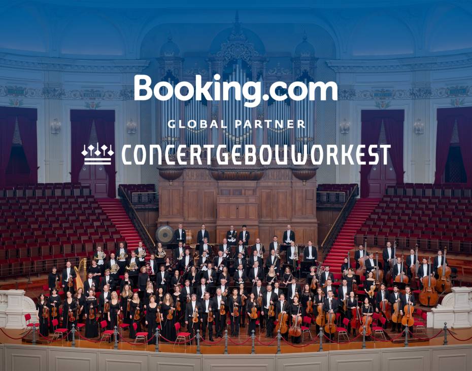 Het digitale reisplatform Booking.com wordt global partner (hoofdsponsor) van het Concertgebouworkest.