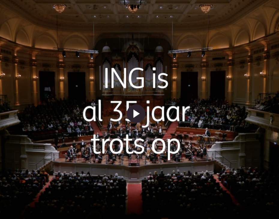 Zaterdag 20 april is het 35 jaar geleden dat ING en het Concertgebouworkest hun partnerschap bezegelden. Met deze samenwerking maken zij klassieke muziek voor een breed publiek in Nederland toegankelijk.