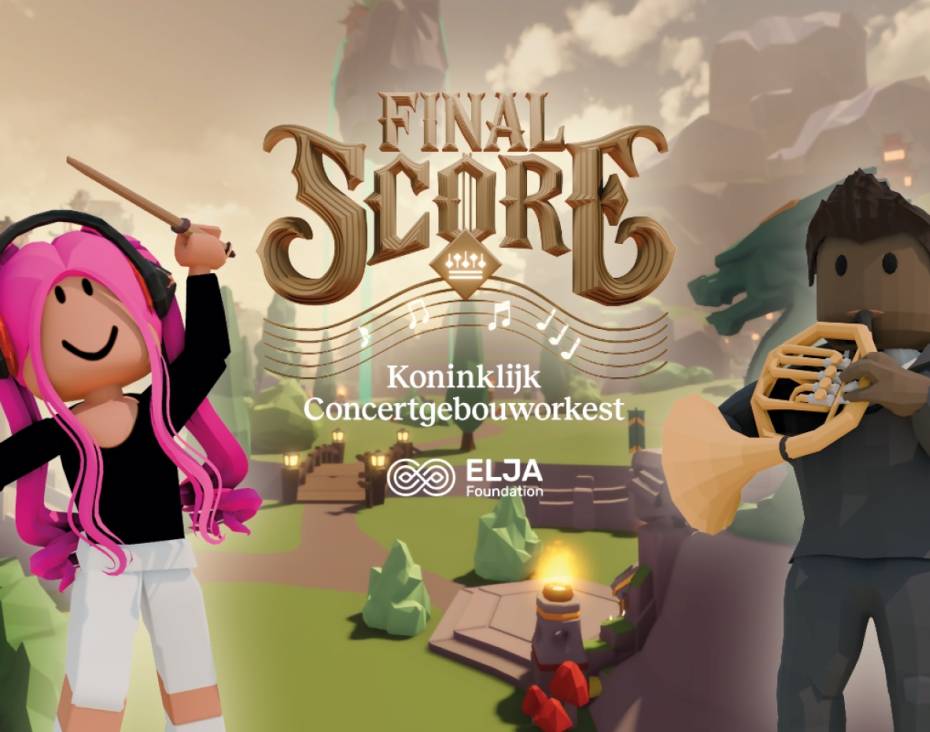 For the first time ever, a symphony orchestra launches its own Roblox game. The Royal Concertgebouw Orchestra and the ELJA Foundation present Final Score – the Music Game, a free multiplayer game with music performed and recorded by the orchestra itself.