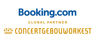 combilogo Global Partner Booking.com en Concertgebouworkest
