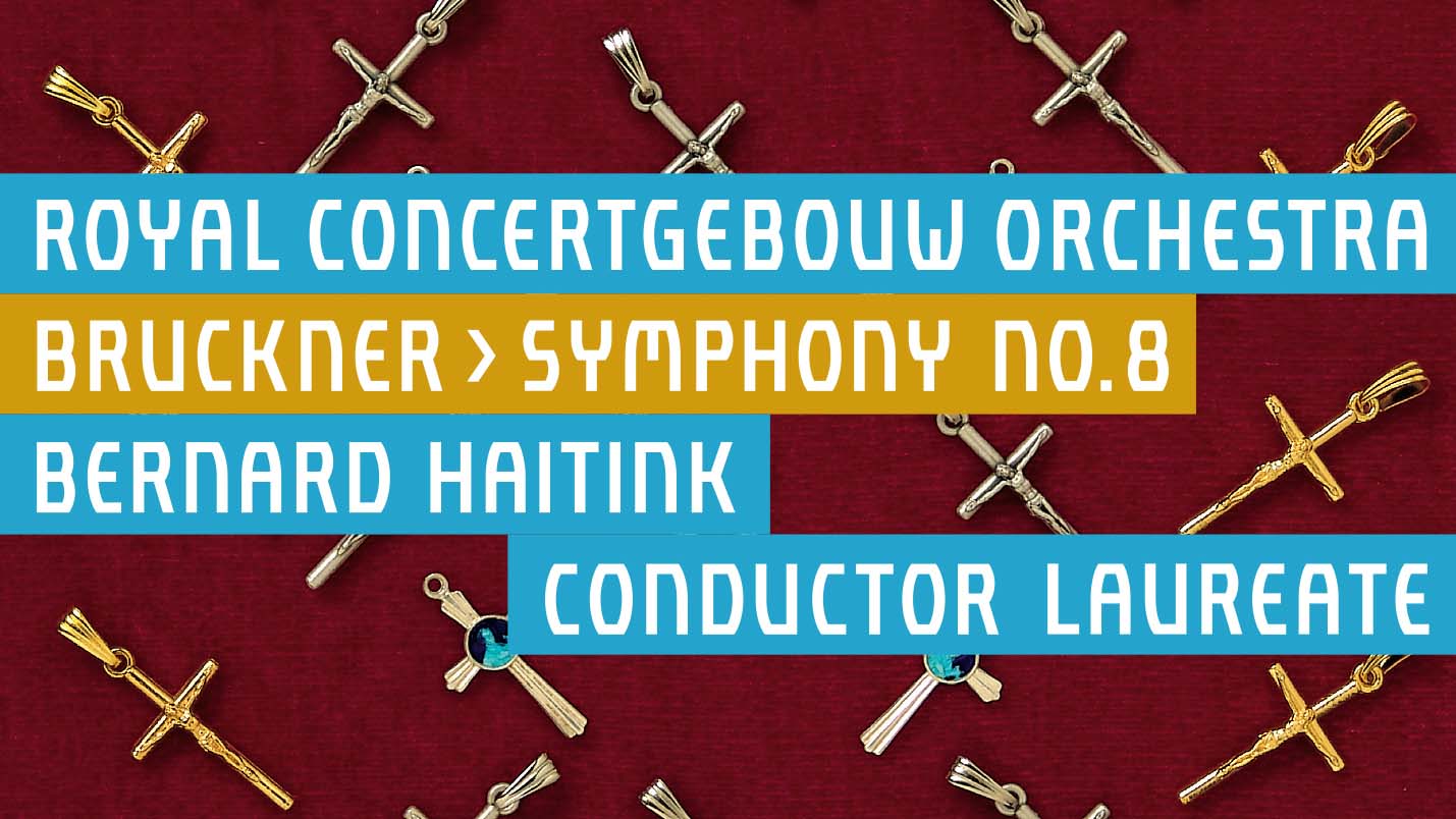 Cover opname Bruckners Achtste symfonie onder leiding van Bernard Haitink