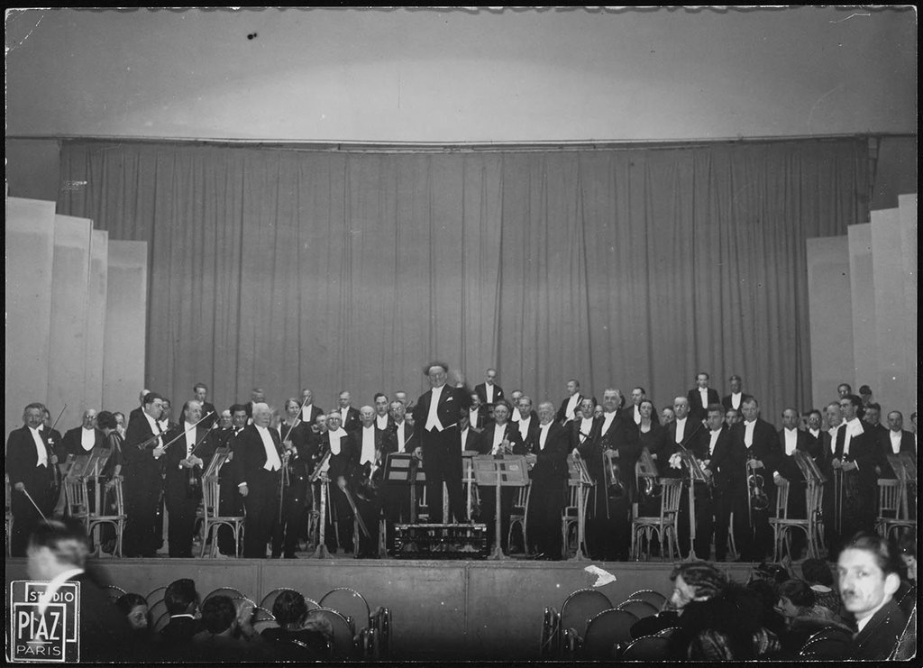 juni 1935 - Concertgebouworkest met Willem Mengelberg in Salle Rameau (Pleyel) Parijs