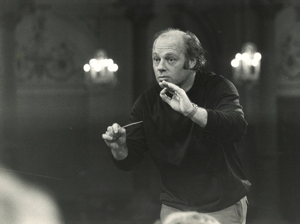 1971 - Bernard Haitink leidt een repetitie van het Concertgebouworkest