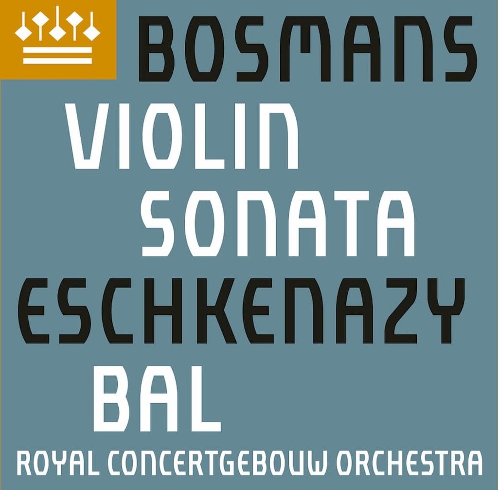 cd-cover Bosmans Vioolsonate Eschkenazy